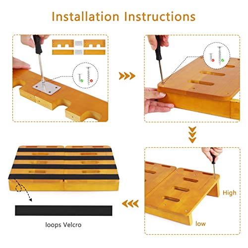 Image of Pedalboard, Wooden Guitar Effects Pedal Board 17.3 inchx11.8 inch, Removable & Easy to Carry, with Cable Supply Pedalboard Set Guitar Accessories (Removable)