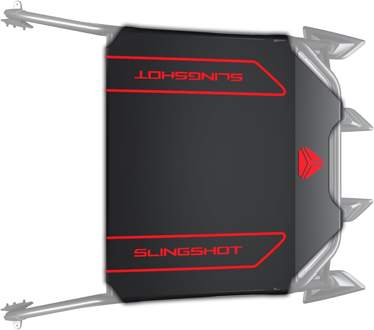 Polaris Slingshot Excursion Top Canvas Roof, Red, for Specific Signature LE, R, S, SL, SLR and Roush Edition Models, Includes Canvas Only, Easy Install, Sun and Weather Protection - 2890564
