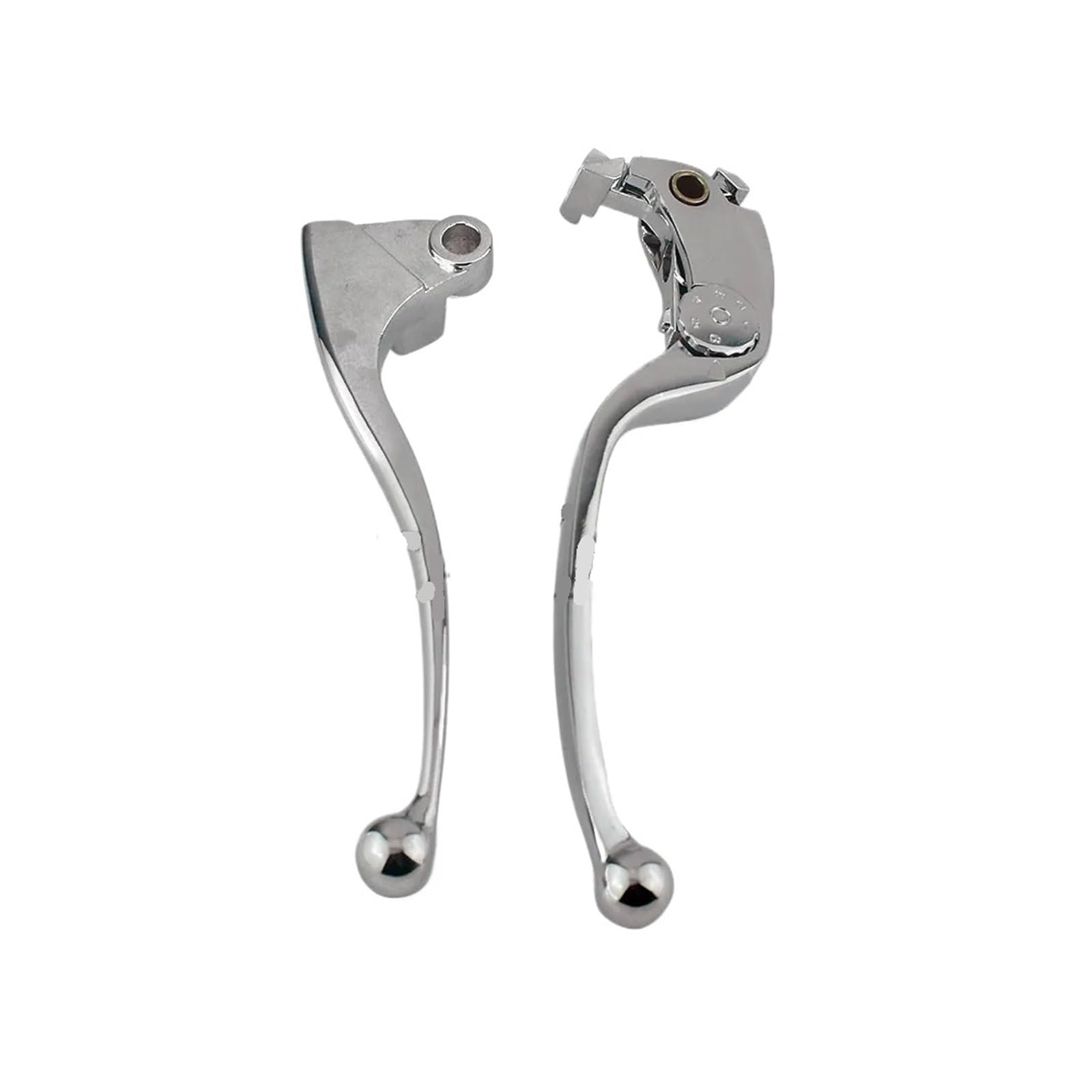 CNC Aluminium Levier De Frein pour Z1000 Z 1000 2007-2016 pour ZX6R pour ZX-6R pour ZX 6R 2007 2008 2009 2010-2018 Levier d'embrayage De Frein Moto Pièces De Moto(Chrome)