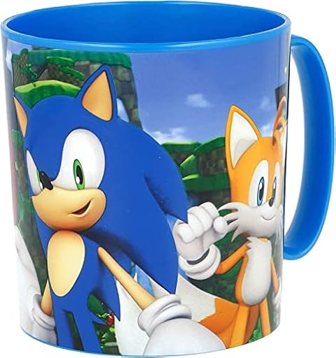 ALMACENESADAN, 2357;Taza Sonic; Capacidad 350 ml; Producto Reutilizable; Apto para microondas; Libre de BPA | Ya disponible en tu tienda friki favorita! En mundofriki.es!