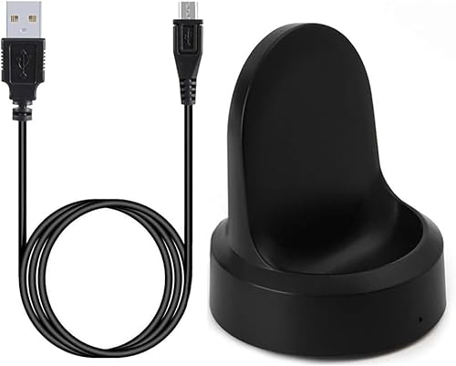 Miniatura 1 de Actualización compatible con cargador de reloj inteligente Samsung Gear S3, base de carga de repuesto para Samsung Gear S3 ClassicSamsung Gear S3