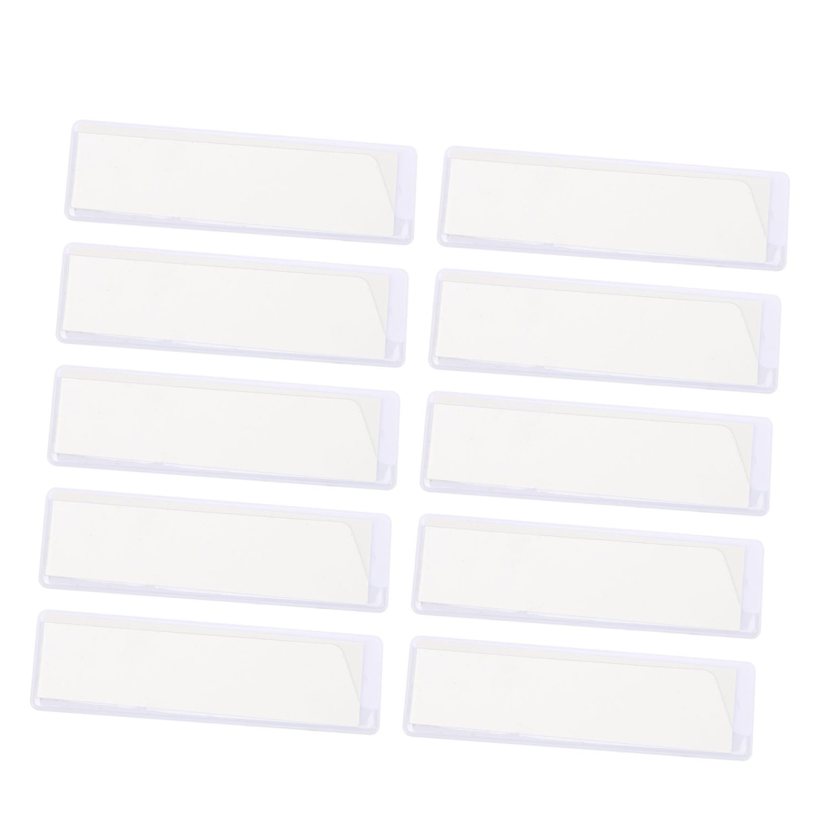 NUOBESTY Lot De 4 Porte-étiquettes Magnétiques Pochettes Pour Cartes Porte-cartes Pour Nettoyage À Sec Rangement À Utiliser 10 Pièces X 4