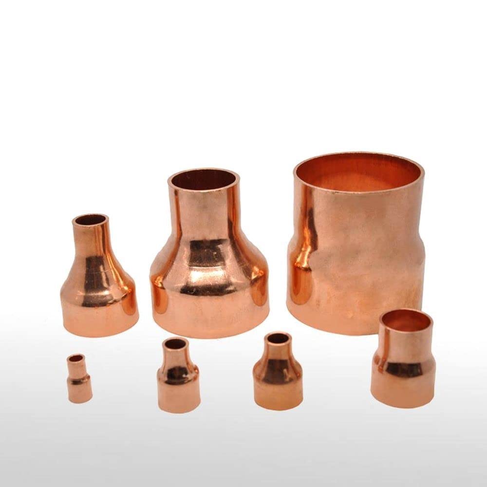 35mmX16mm Inner Diameter Copper End Feed Straight Reducing Coupling Plumbing Fitting Scoket Weld Water Gas Oil