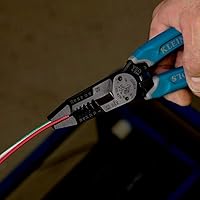 Vista 5 de Klein Tools K12035 Klein-Kurve Cortadores de alambre, fabricados en EE. UU., herramienta resistente para pelar cables
