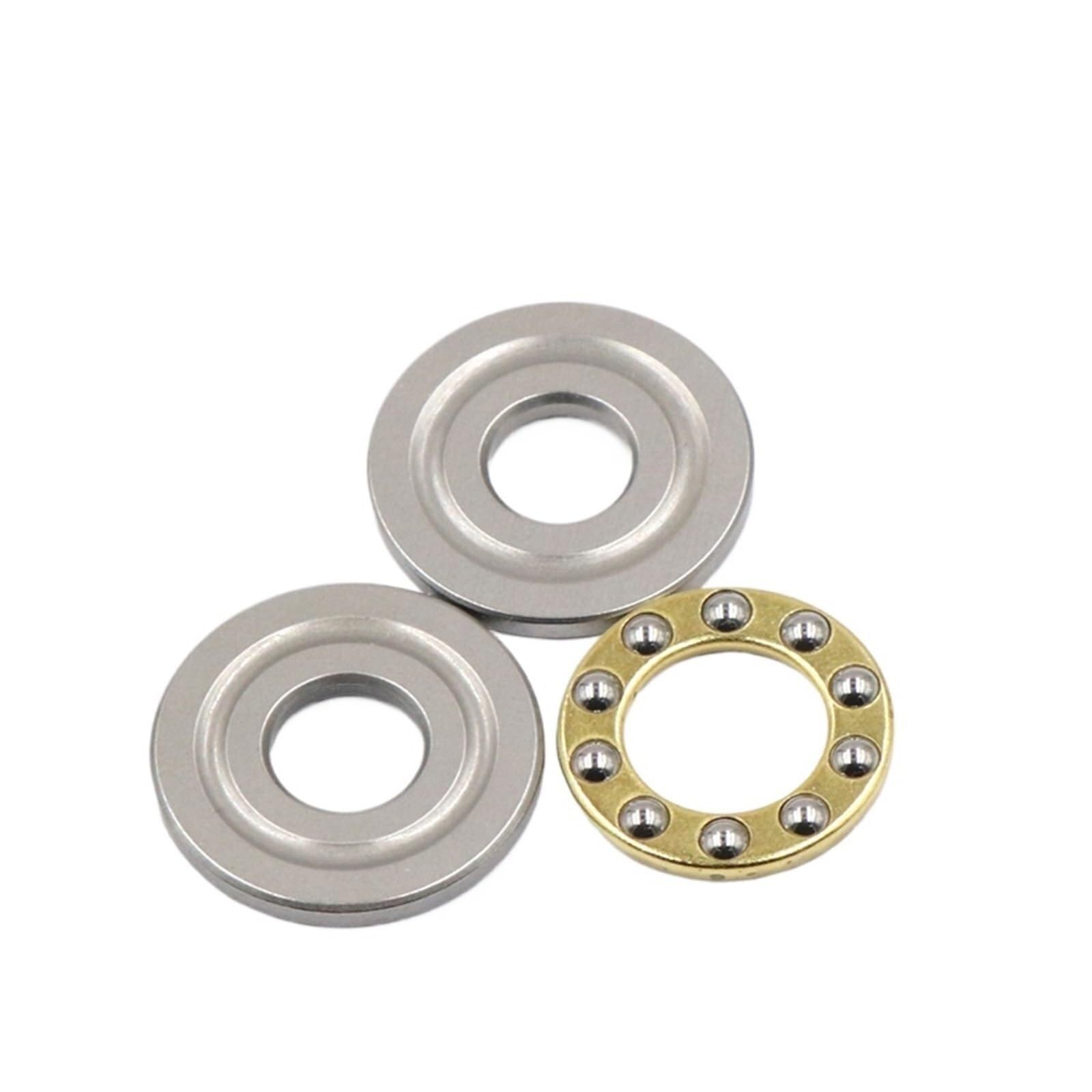 Bearing, 2PCS Miniature Plane Bearing F3-8M F6-12M F7-15M F8-16M 9-17 F10-18M 12-21M(F5-11M 5x11x4.5) Wear Resistance(F4-9M 4x9x4)