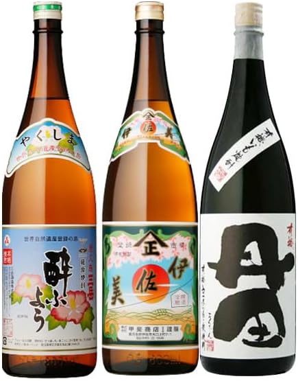 プレミアム贅沢三昧芋焼酎セット(伊佐美･三岳酔ふよう･有機丹田) 25度 1800ml&times;3本