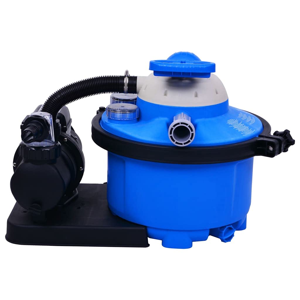ZEYUAN Bomba Filtro de Arena con Temporizador, Depuradora Piscina Arena, Filtro Piscina, Bomba De Picina, 450 W 25 L