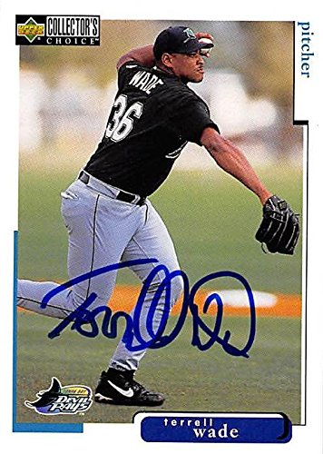 Autograph Warehouse247649 Terrell Wade Autographed Baseball Card - Tampa Rays 1998 Upper Deck - No. 512