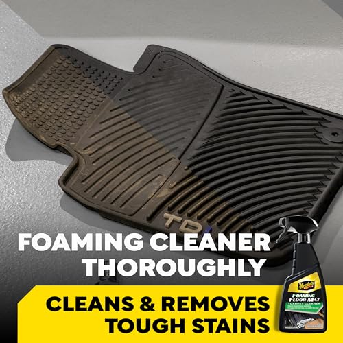 Meguiar\'s Foaming Floor Mat + Carpet Cleaner, 16oz BT, 6/CV