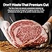 Sync Gold Wireless WiFi Meat Thermometer, 4 Slim Probes, 6 Sensors, 10x Stronger Signal, ±0.5℉ Accuracy, Smart Base Direct Setup, Reliable Reading Through Kamado Grill, BBQ, Oven, Smoker, Air Fryer