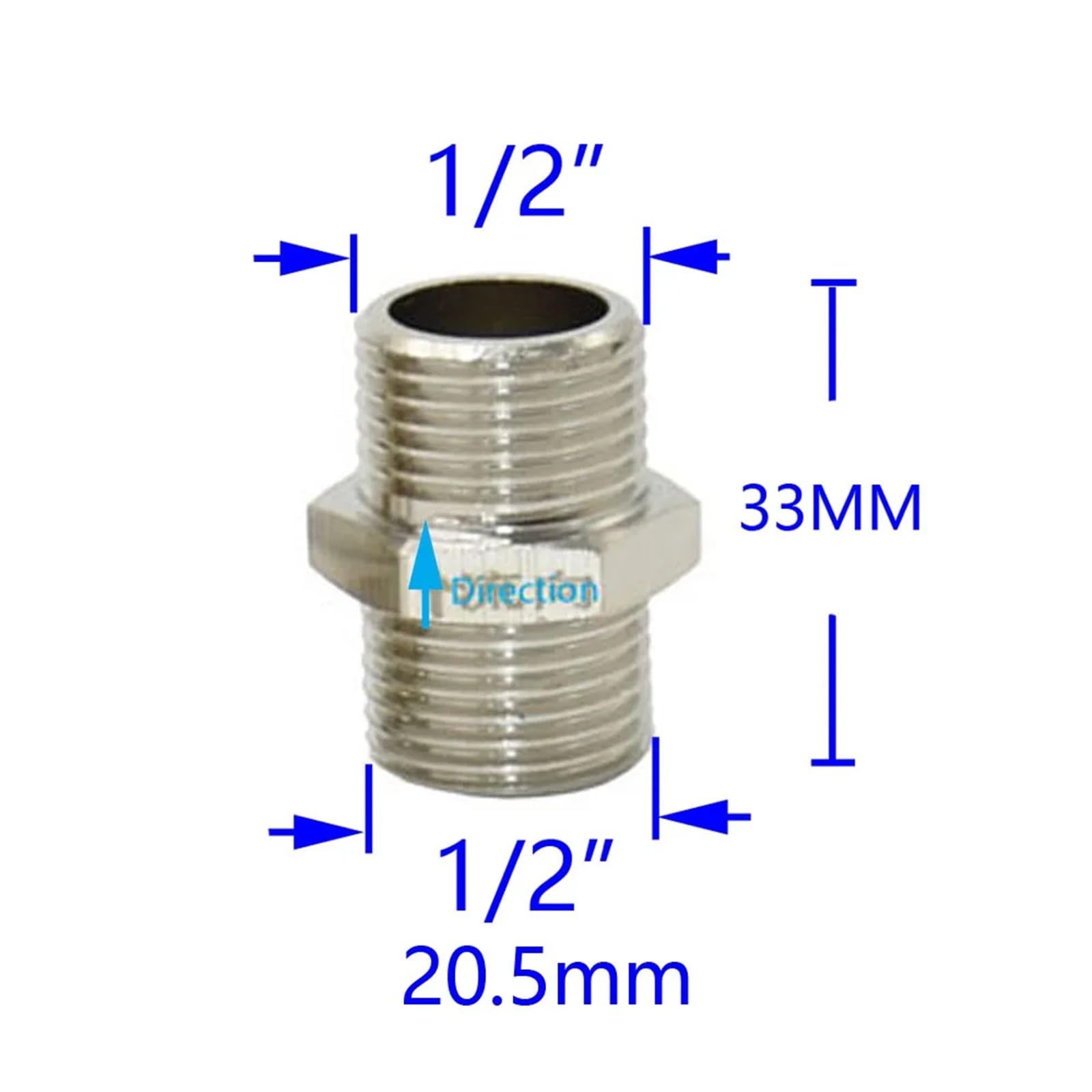 Válvula de retención unidireccional latón con rosca 1/2", conector roscado, válvula antirretorno for tanque agua, calentador e inodoro(Black)