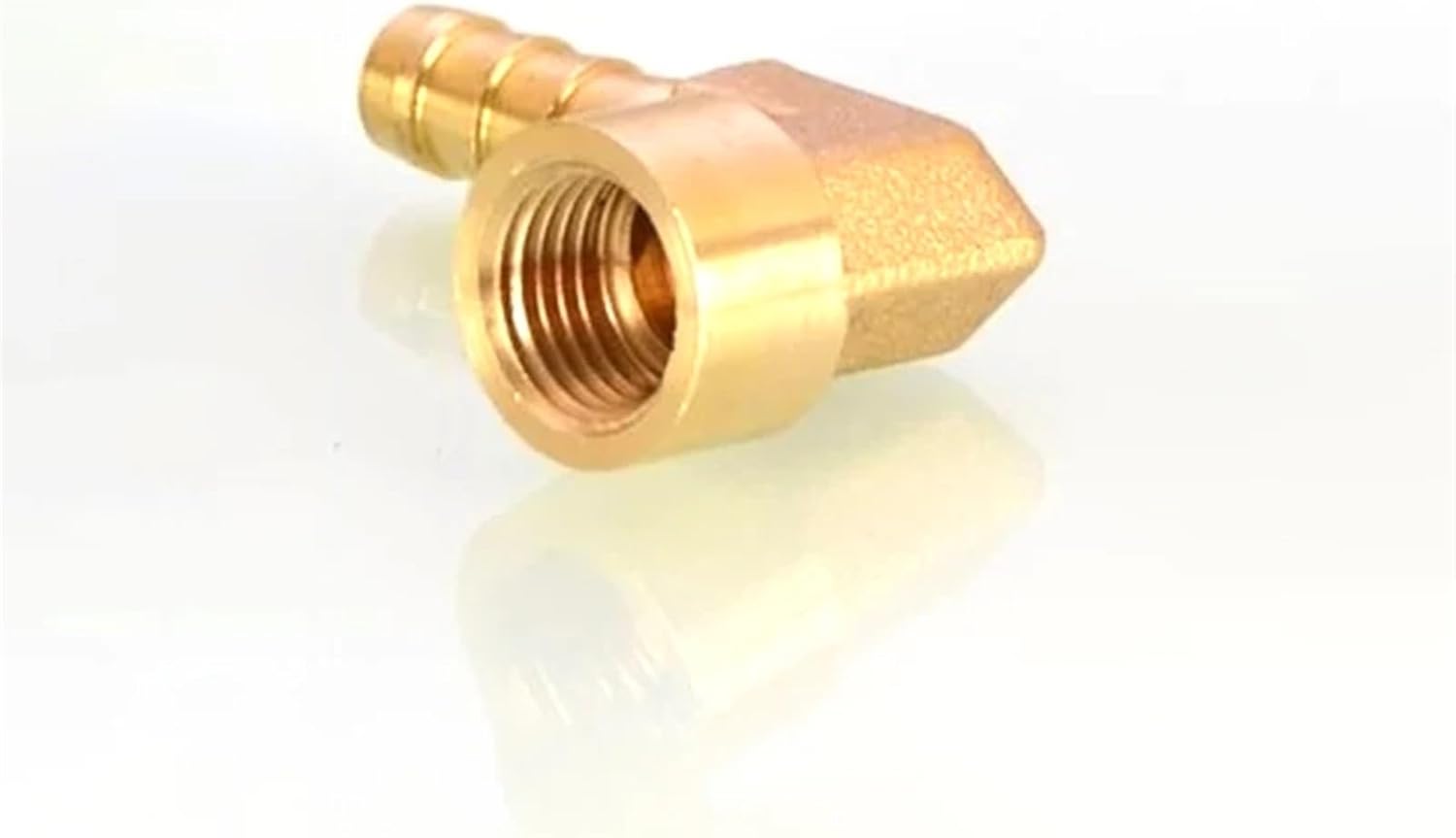 Brass Hose Pipe Fitting Elbow 8mm 10mm 12mm 14mm 16mm Barb Tail 1/4" 3/8" 1/2" BSP Female Thread Copper Connector Joint Coupler (Size : 10mm Barb, Color : 1/4")