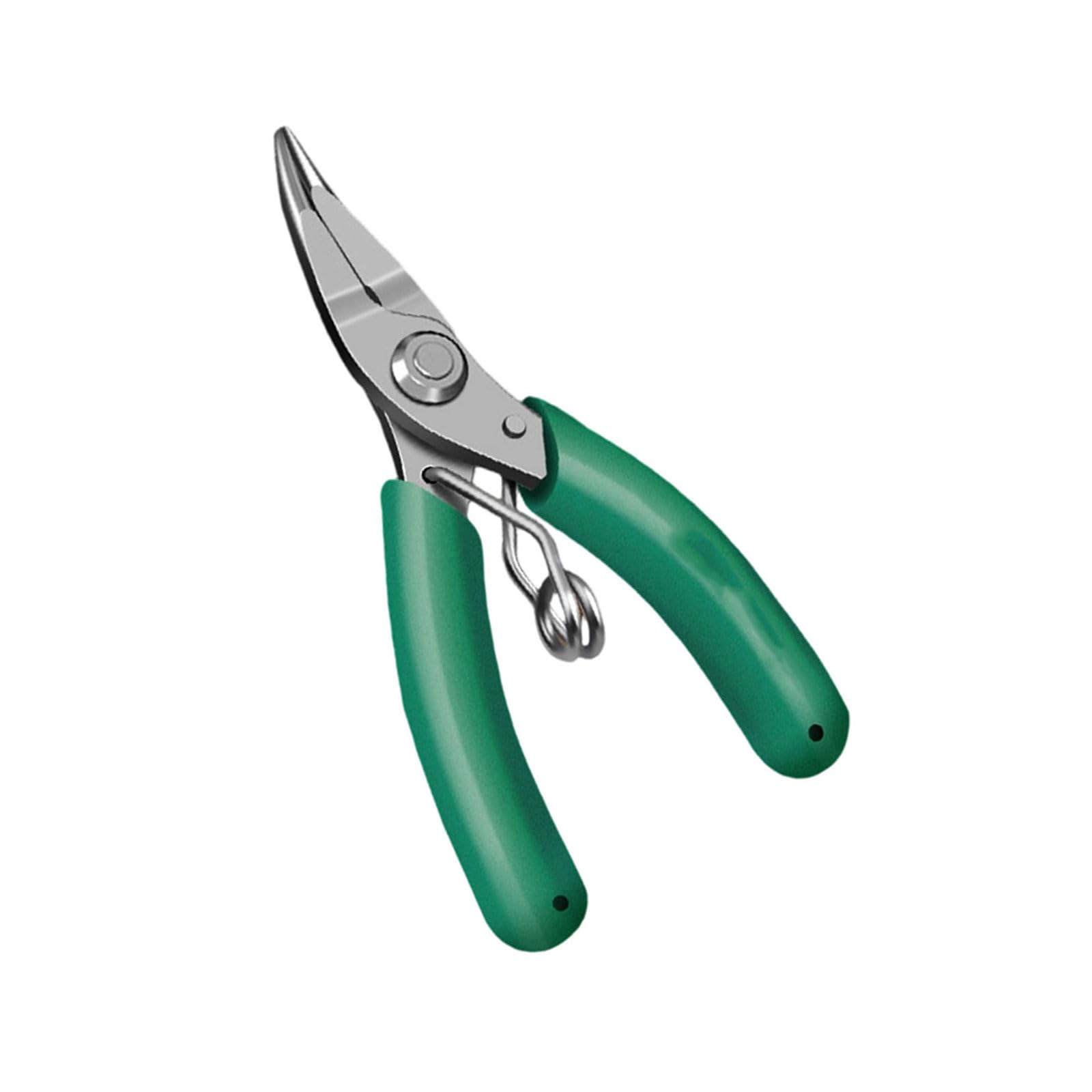 Piceioep Bent Nose Pliers Multipurpose Small Pliers With Mechanism Suitable For Craftsmen And Hobbyists Craft Model Equipment Jewelry Making Tool