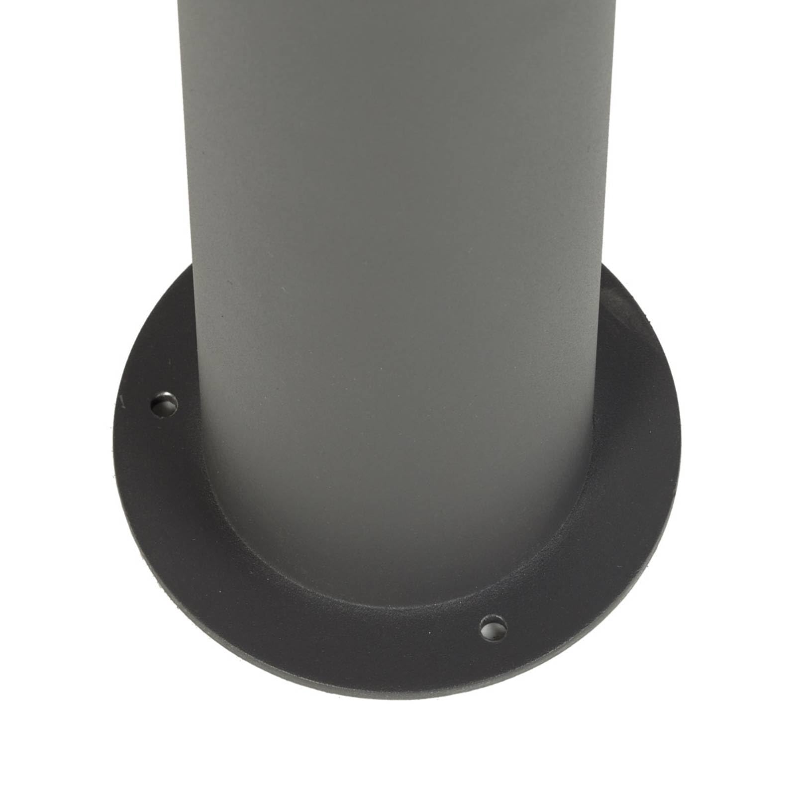 Lucande Lampione da esterni dimmerabile (Moderno) colore Nero, in Alluminio Candelabro lampada