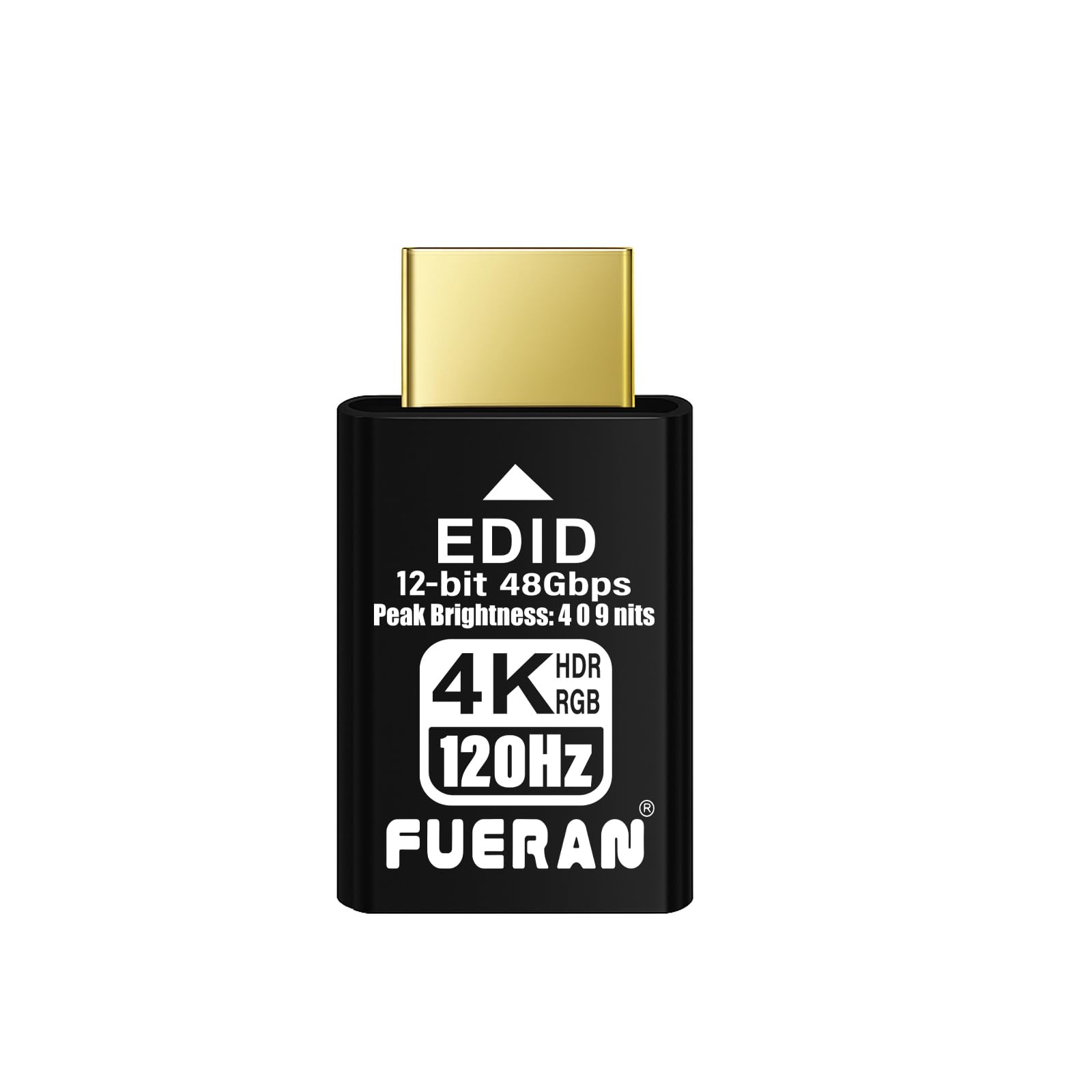 4K 120Hz HDMI 2.1 Dummy Plug – High-Resolution Virtual Display Emulator for PC, VR Headsets &amp; Cryptocurrency Mining EDID Headless Ghost Display Adapter (4K/120Hz-HDR)