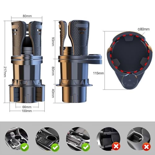 Expansor de portavasos para Subaru Forester 2019-2025 miniatura 2