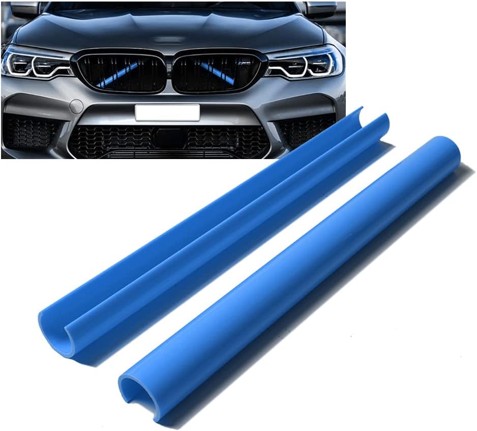 HIBEYO Compatible with BMW E60 F52 Trim Cover Grill Inserts PVC Material 2021 Grille Insert Trim Sripes V Brace Cover Accessories