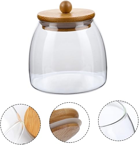 Miniatura 8 de ARTIBETTER Kits de aceites esenciales, recipientes de cocina de vidrio transparente, tarros vacíos de almacenamiento de alimentos, recipientes de