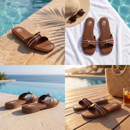 Daily Step Fashion brown flats – image 2