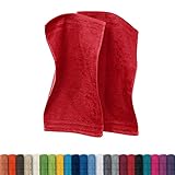 ✅ Die schlichte, zeitlose Serie wird von der eingewebten Stäbchenbordüre betont.