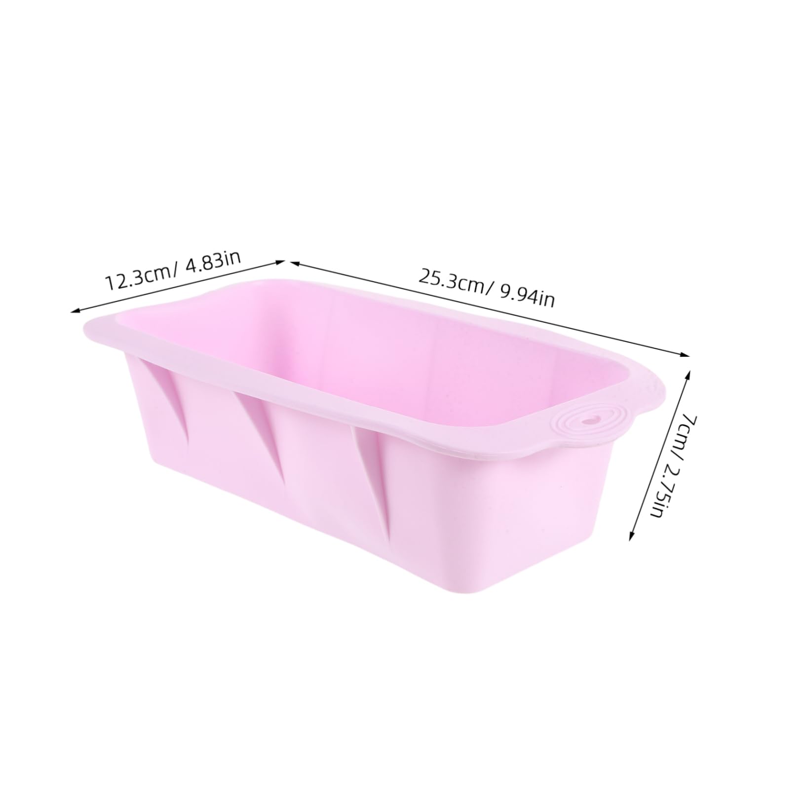 OFFSCH Silicone Loaf Pan Foldable Baking Dish for Food Grade Silicone Material for Even Dough Elegant Design for Home Baking