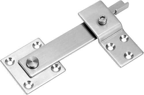 JUGREAT Pestillo de puerta de acero inoxidable para cerca, cerradura de puerta de granero impermeable a prueba de óxido, herrajes para cercas de