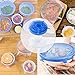Jelliti Couvercle Silicone Alimentaire(12 pcs) eco Couvercle Silicone Extensible, Film etirable Alimentaire reutilisable,Universel pour Micro Ondes Four, saladier, rangement frigo, LFGB, FDA,sans BPA