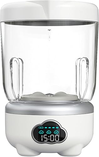 Underwear Washing Machine - 1.6L Rechargeable Washer, Panty Washing Machine Compact Efficient, Delicate Fabrics Towels Laundry Kit, Digital Display