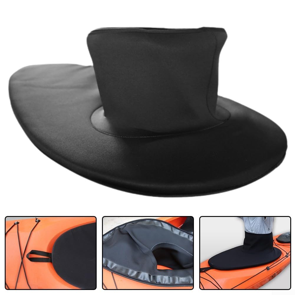 Gonna spray, ponte in neoprene SBR, con cintura elastica, copertura per pozzetto impermeabile, per canoa, attrezzatura per sport acquatici all'aperto, accessorio per rafting in acque bianche