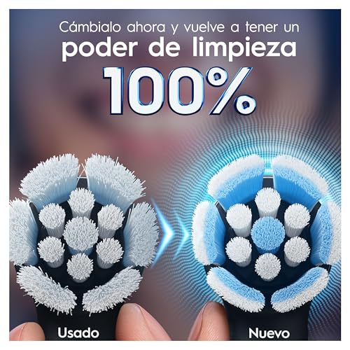 Miniatura 3 de Oral-B Series Io Gentle Care Cabezales De Recambio Originales, Pack De 4 Recambios Negros Para Cepillos De Dientes Eléctricos Oral-B Io, Cepillado Suave, Apto Para Encías Sensibles