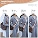 DGAZ Vachetta Leather Crossbody Strap for Never Full Bag with Gift Box, Handmade DIY Purse Strap(1.6 Inch Wide,35.43 Inch Long,Beige)