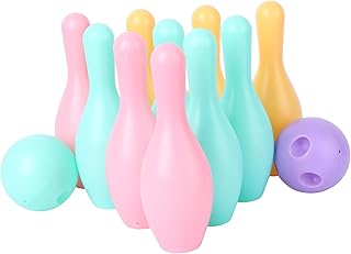 ifundom 1Juego Bolos Interactivo Interior Colores Rosa y Azul Actividades