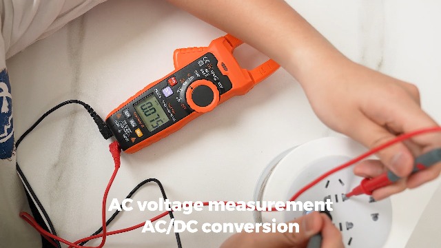 Image of Digital Clamp Meter True RMS 6000 Counts Digital Electrical Tester Meter Auto-Ranging Measures AC /DC Voltage AC /DC Current Resistance Capacitance Temperature Continuity Duty-Cycle