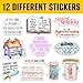 12 Pcs ADHD Stickers Pack, Funny Mental Health Vinyl Decals with Hyperfocus and Neurodivergent Quotes for Laptops, Water Bottles, Journals, Scrapbooking, and Therapy Gifts 3