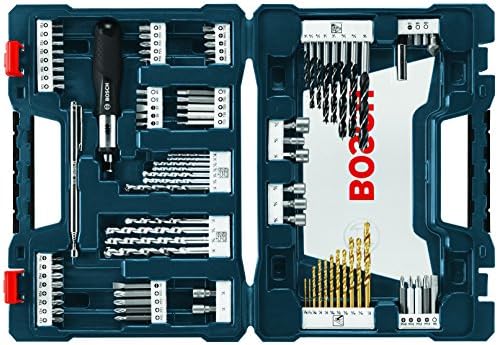 BOSCH MS4091 91-Piece Drilling and Driving Mixed Set with Included Case for Applications in Wood, Metal, Masonry