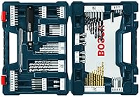 BOSCH MS4091 91-Piece Drilling and Driving Mixed Set with Included Case for Applications in Wood, Metal, Masonry