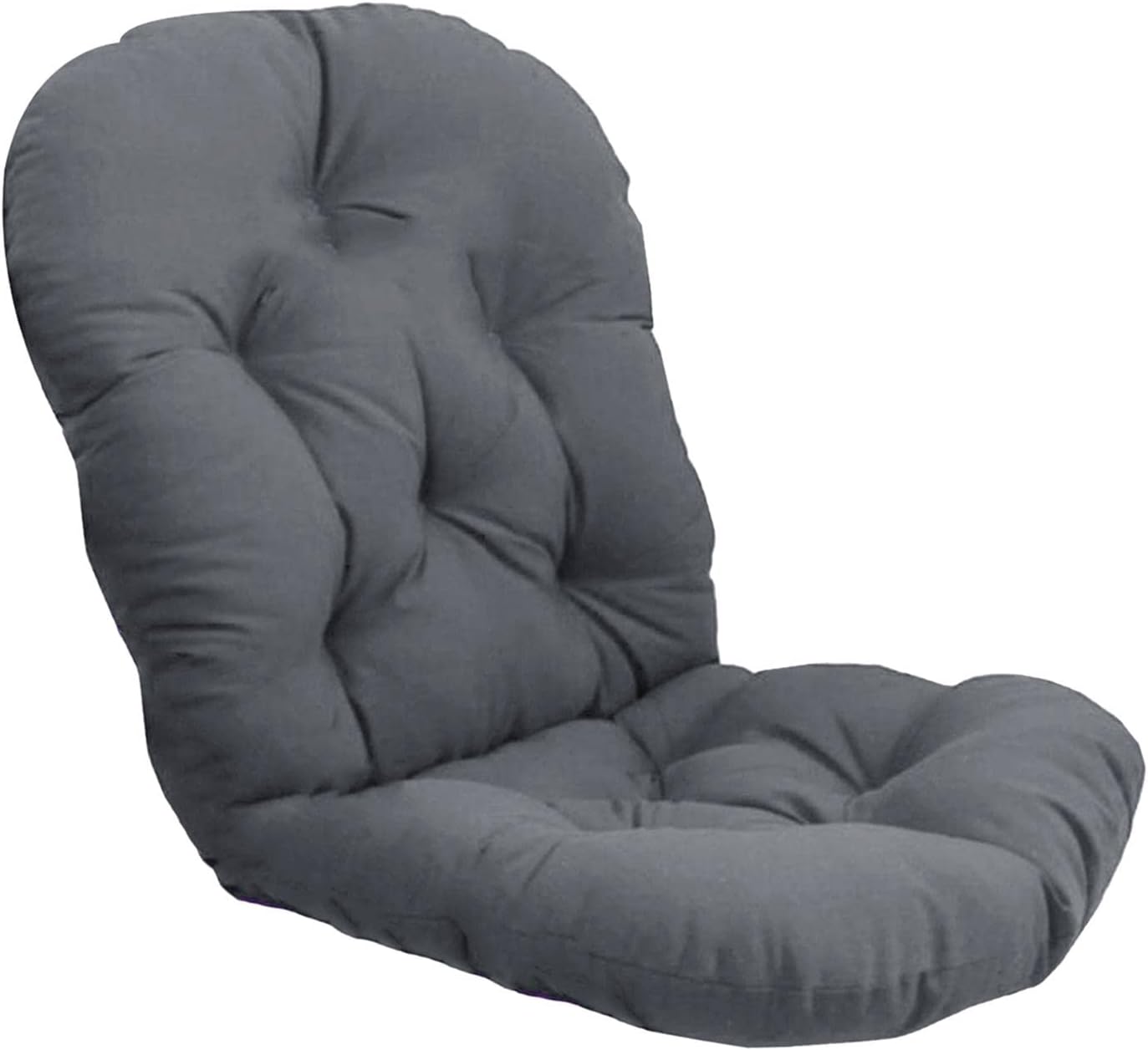 Fonowx Solid Swivel Rocker Chair Cushion, 48" X 24", Dark Gray Amazon