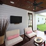 Outdoor TV Cover 40 to 43 inches, Waterproof and Weatherproof, Fits Up to 39.5''W x 25''H for Outside Flat Screen TV