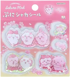 サンスター文具(Sun-Star Stationery) ちいかわ グッズ シール ぷっくり ぷにシャカ サクラ S8818800