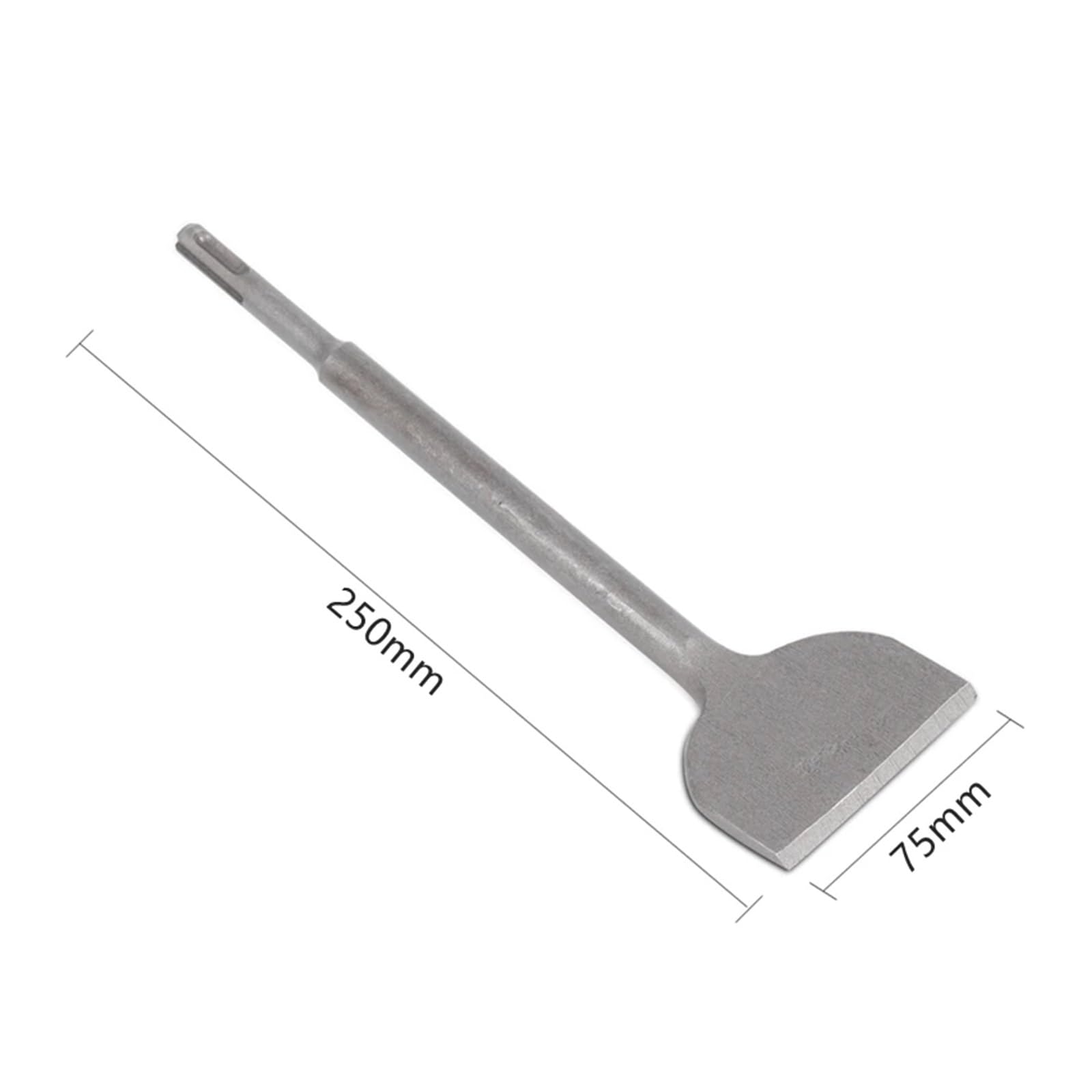 1 pz. SDS/Plus Gambo Martello Elettrico scanalatura scalpello Piatto muratura for Impatto calcestruzzo Gomito allargamento(75mmx250mm)