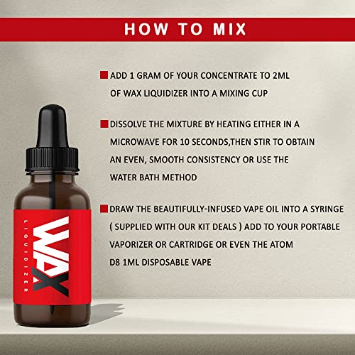 Wax Liquidizer Premium Vape Juice 100ml Bottle [Original] Vape Away UK