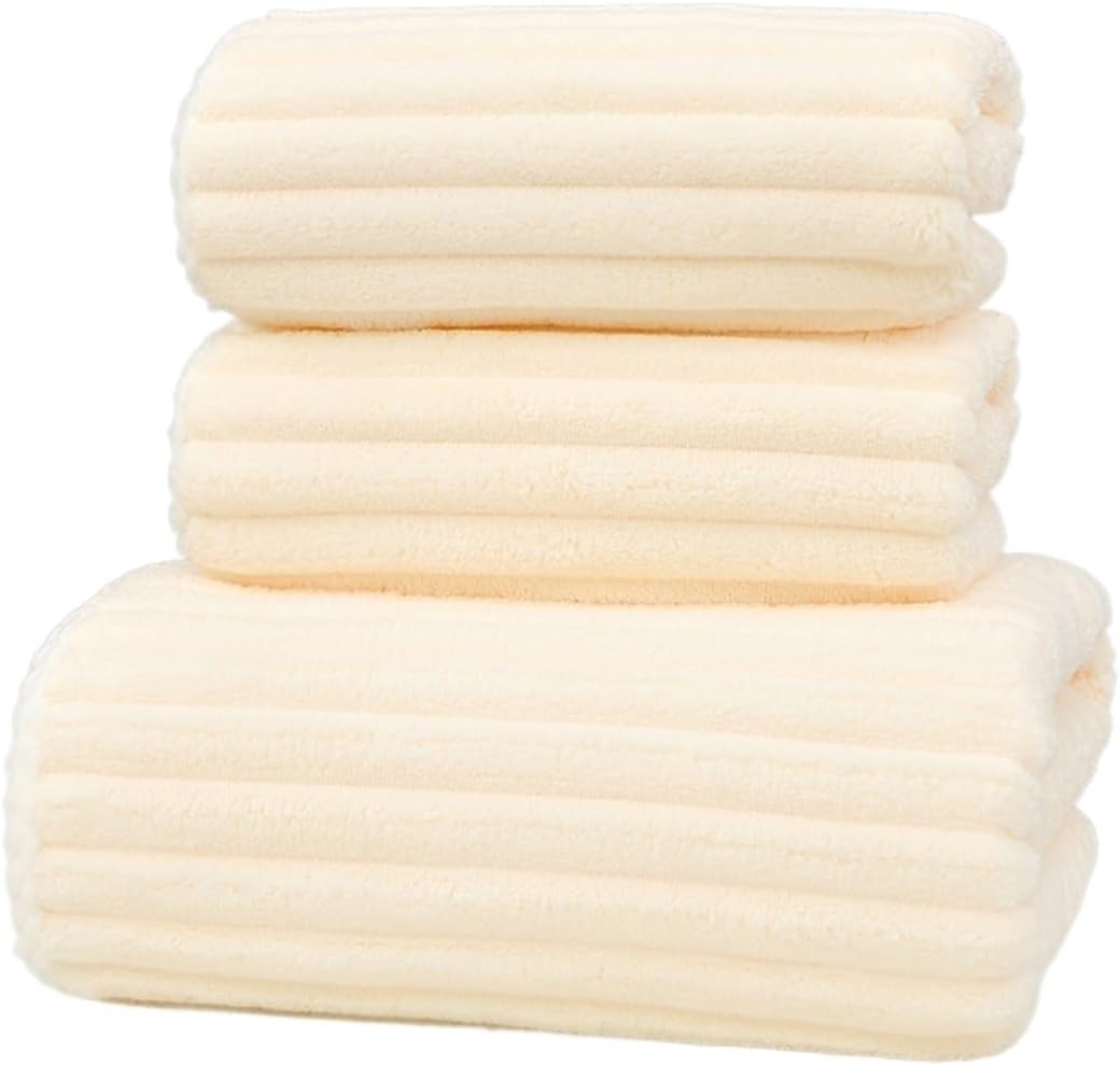 Cotton Bath Towel Adult Soft Absorbent Towels Bathroom Sets Towels for Home(Gray)