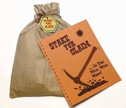 Stake Yur Claim is a Western Board Game, 3-8 Players,