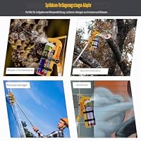 Xevinas Sprühdosen Verlängerungsstangen Adapter | Sprühdosenhalter Erweiterte Version | Sprühdosenverlängerung | Einstellbarer Winkel Sprühstange Mit Großer Reichweite Für Wespen Power Spray – Ansicht 7