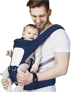 Canguru Ergonômico 5Way Maxi Baby Hipseat (15kg) - Jeans