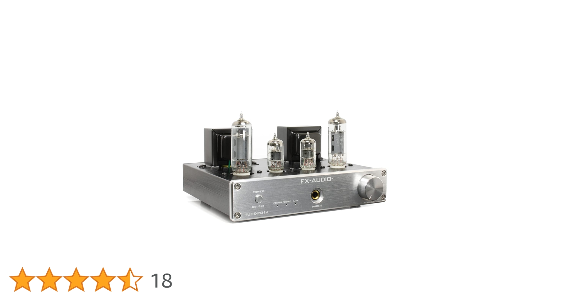 Amazon.co.jp: [即納]FX-AUDIO- TUBE-P01J[シルバー]【チューニング