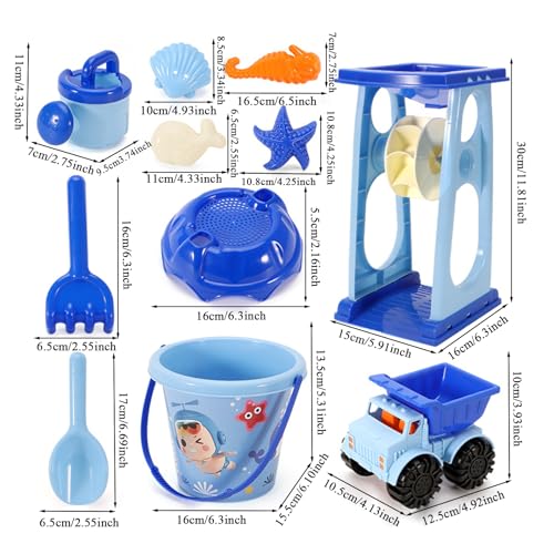 Jouets de plage pour activité de jeu d'eau et construction de bâtiments - 5