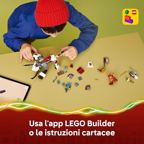 NINJAGO Zilvar e Grimtak la Bestia Drago - Giocattolo Ninja con Action Figure e 3 Minifigure tra cui Kai e Nya - Regalo di Compleanno per Bambini da 7 Anni Fan di La Rivolta dei Draghi - 71863 - Lego - Immagine 6