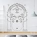 Stickers Autocollants Muraux Seigneur Des Anneaux Sticker Chambre Salon Film Film Seigneur Des Anneaux Mines De La Moria Porte LOTR Autocollant Mural, Vinyle Décor Boy Room 78cmx56cm