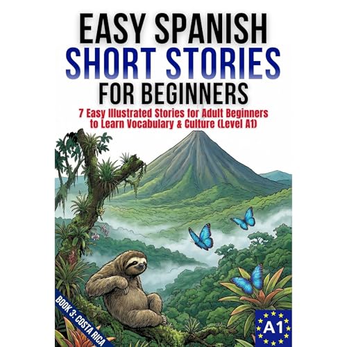 Easy Spanish Short Stories for Beginners Level A1 Book 3: COSTA RICA Audiolibro Por J.A. Bravo arte de portada